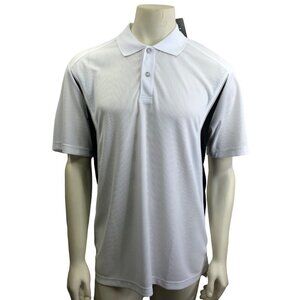 IZOD WHITE SHORT‎ SLEEVE POLO COOL FX SZ L NEW WITH TAG